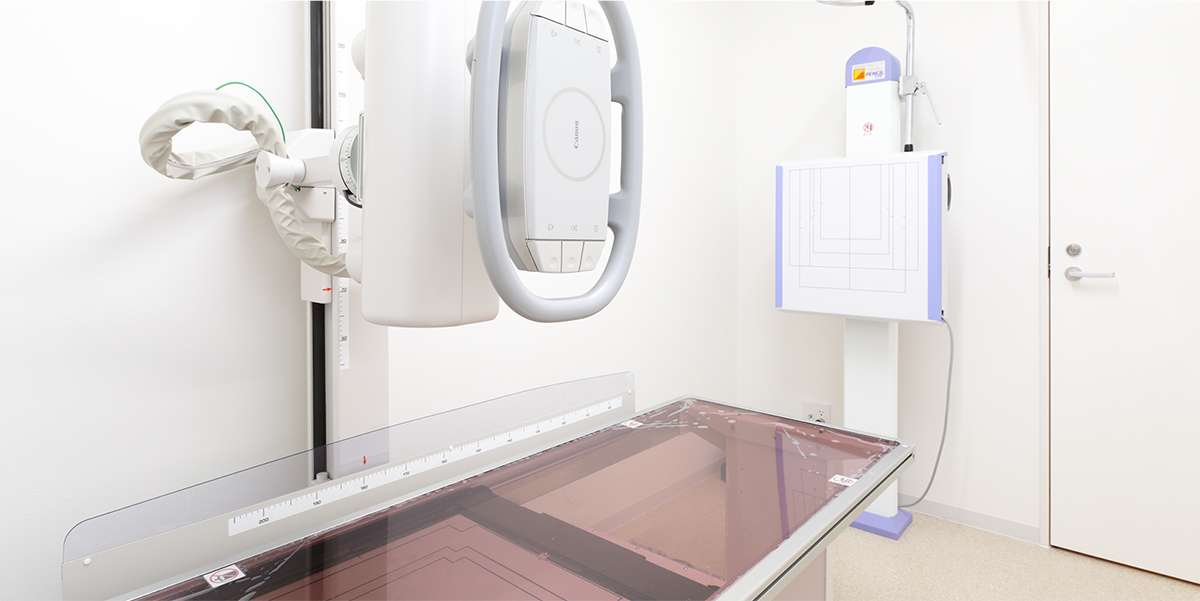 総合病院、大学病院並の検査機器を完備
